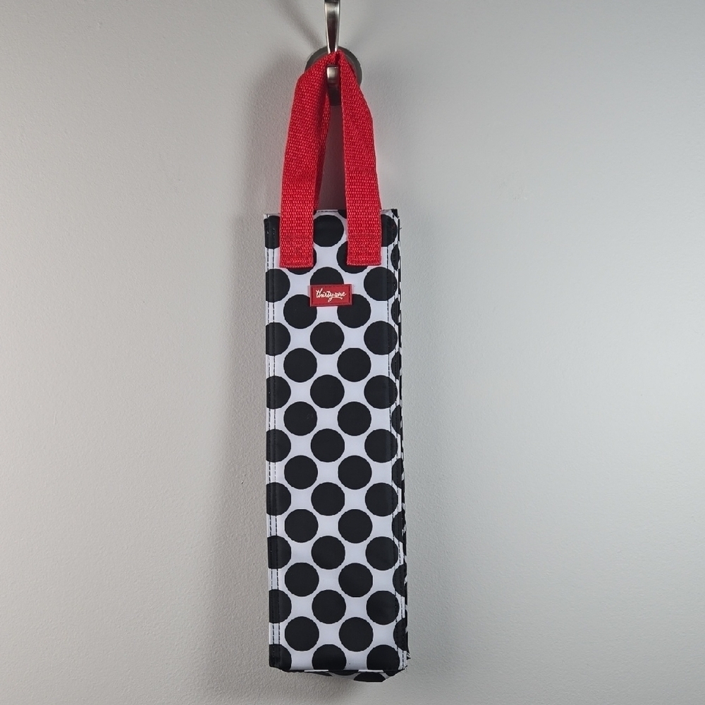 Thirty-One Black and White Polka Dot Hanging Organizer - Picture 3 of 4